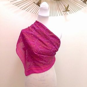 Large Pink Fushia Scarf Wrap